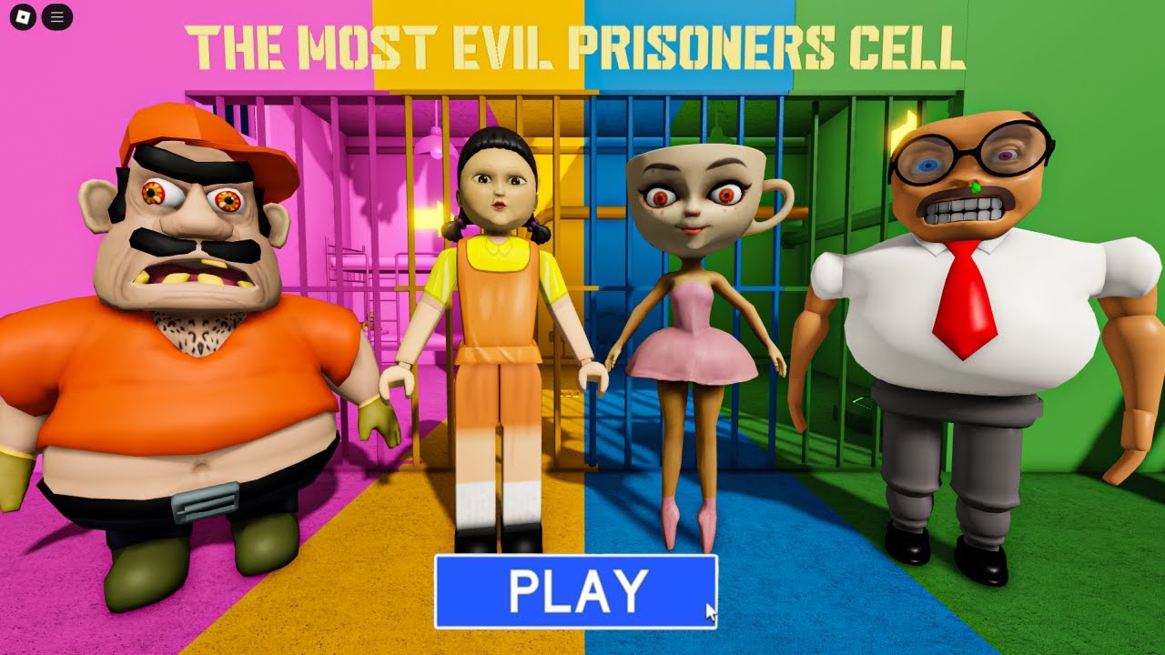 MR BRUNO VS SQUID GAME DOLL VS BALLERINA CAPPUCCINA VS EVIL JOE? OBBY Full Gameplay