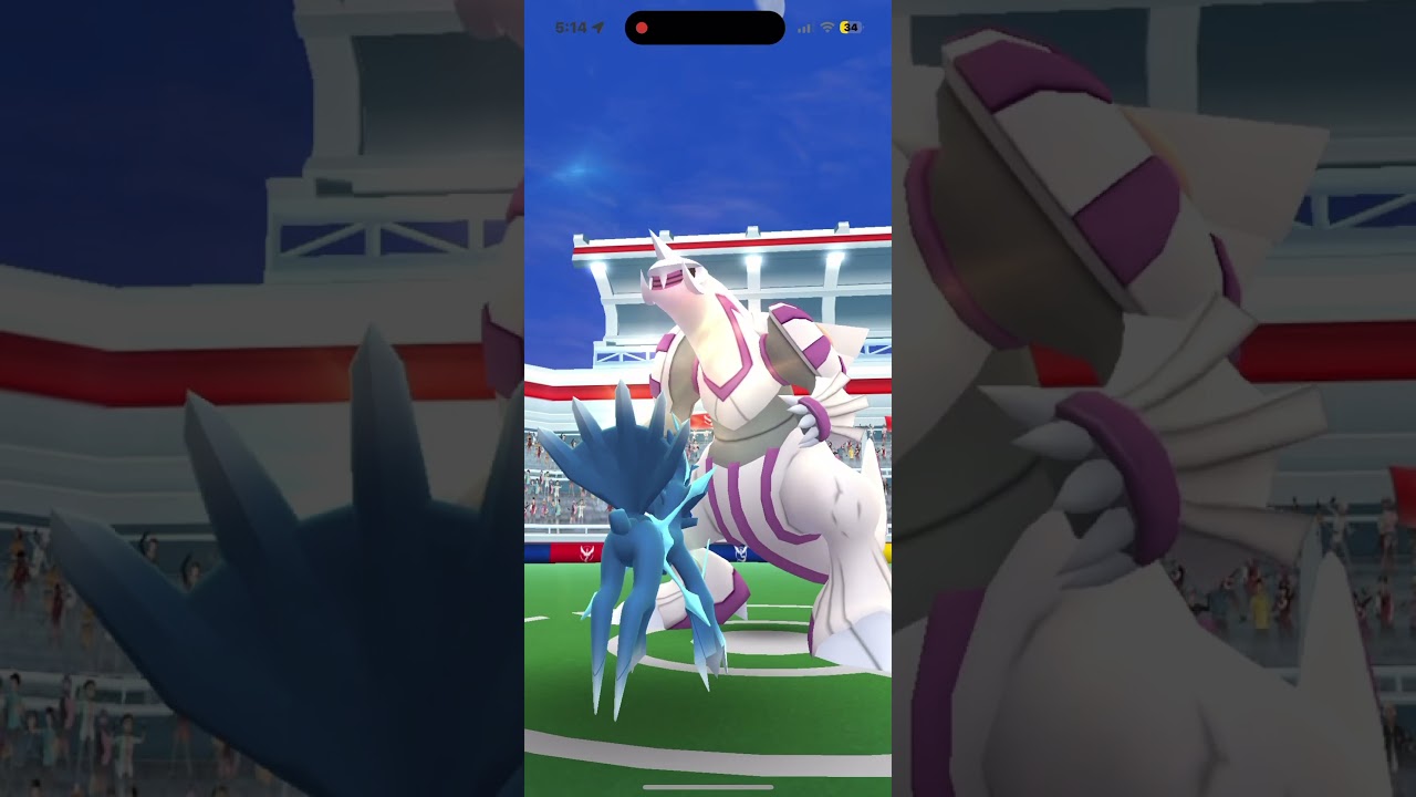 Palkia raid witb TonyTmPokemon #pokemongo #pogoshout #pokemon #pogo #ultragoo #shinypokemon #lapras