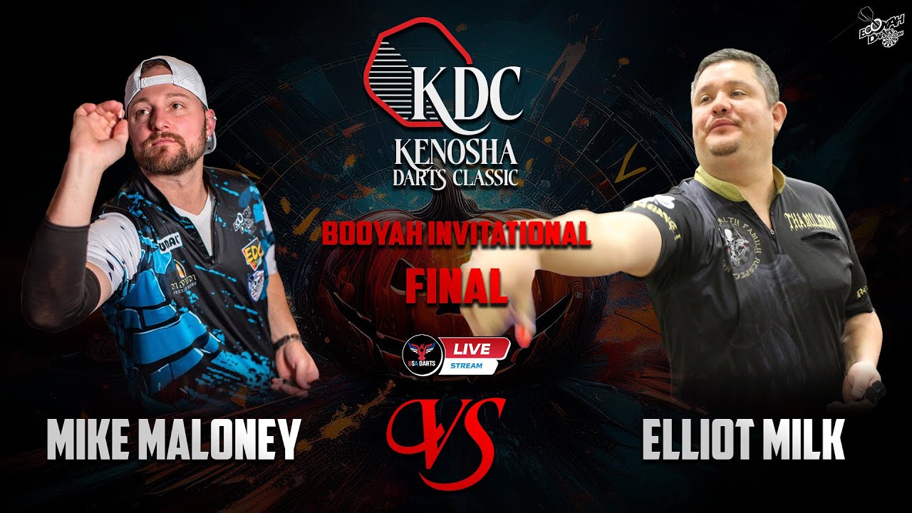 Mike Maloney vs Elliot Milk | Booyah Darts Invitational Final | Kenosha Darts Classic