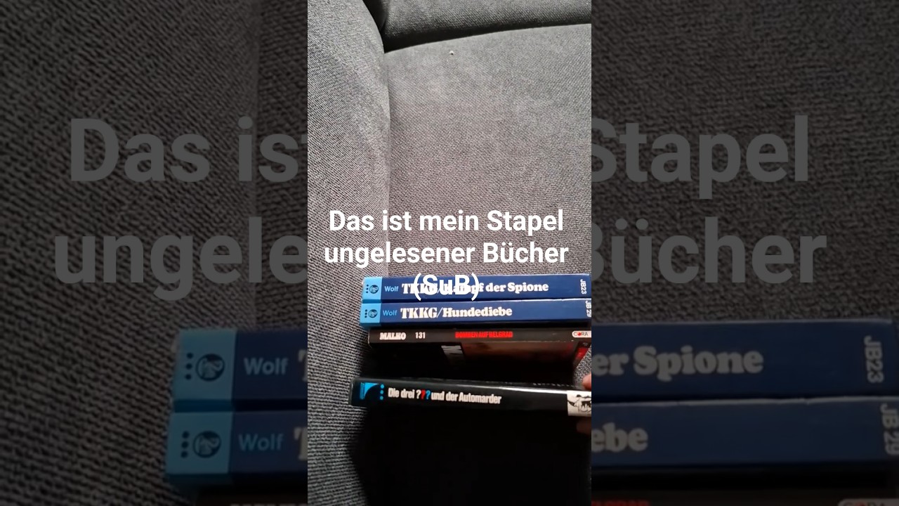 Das ist mein aktueller Lesestapel...  ...auch SuB (Stapel ungelesener B&uuml;cher 📚 ) genannt
