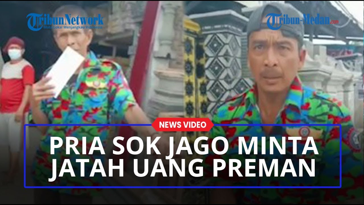 PRIA SOK JAGO, Minta Uang Jatah SPSI Bongkar Semen ke Pemilik Toko Bangunan
