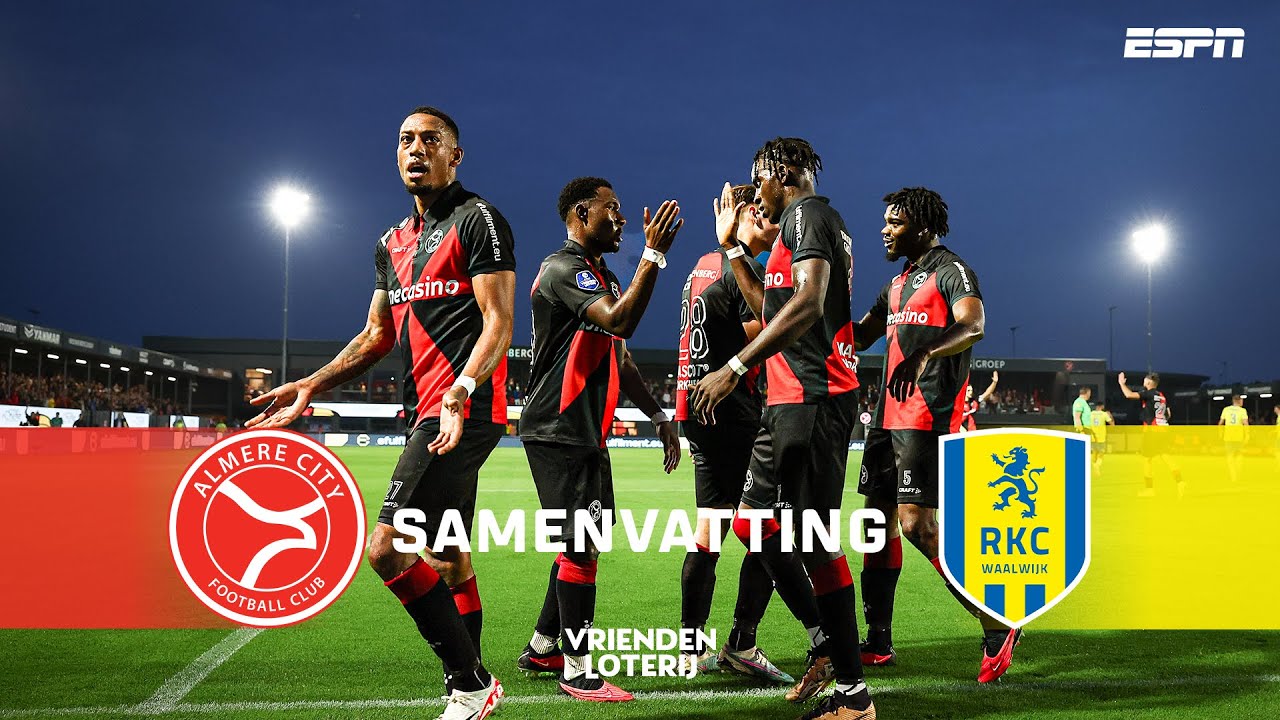 🙏 STEUNGBETUIGING Vaessen en HOOFDROL voor ROBINET in Almere 👑 | Samenvatting  Almere City FC - RKC