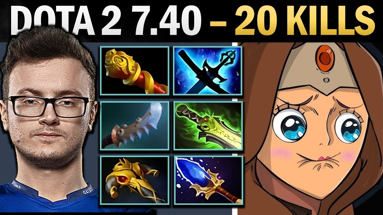 Mirana Pro Mid with 20 Kills and Kaya & Yasha - Dota Gameplay