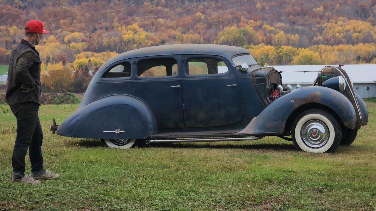 Our top barn find goes for it's 1st drives... this was a long time coming 👏 1936 Hudson Terraplane