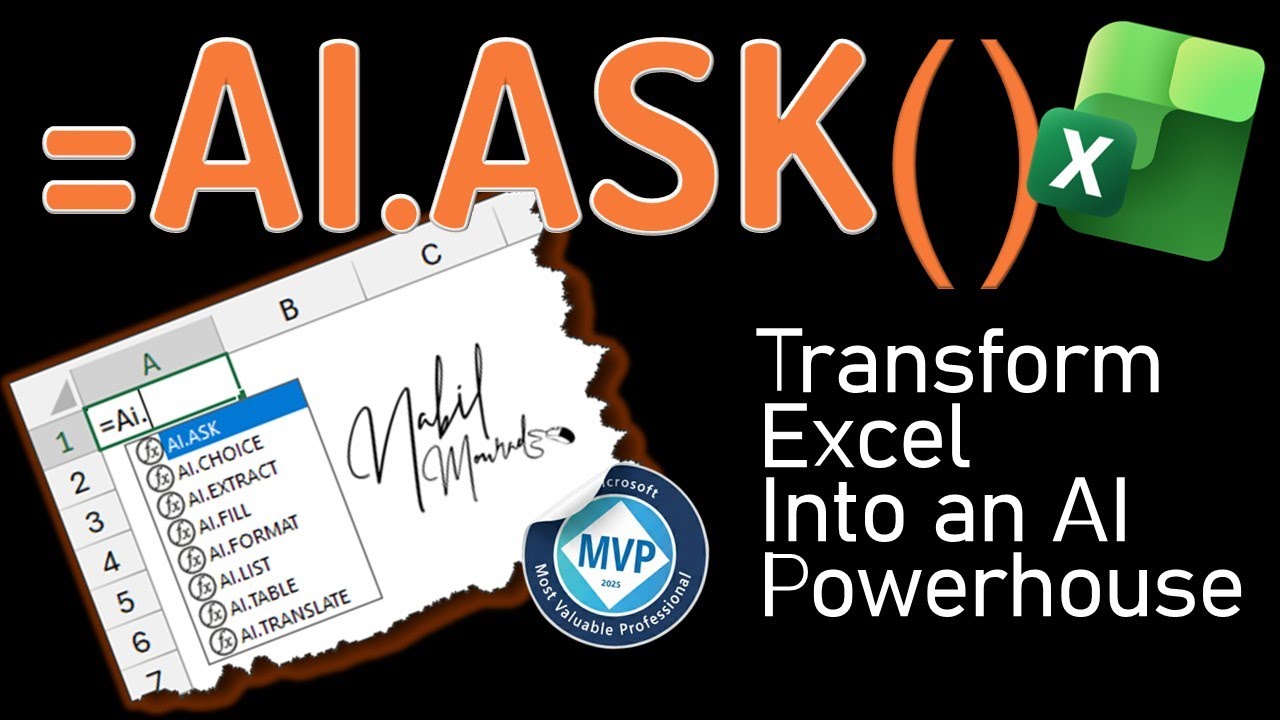 New: =AI.ASK( ) Function - Turn Excel into a Real Powerhouse