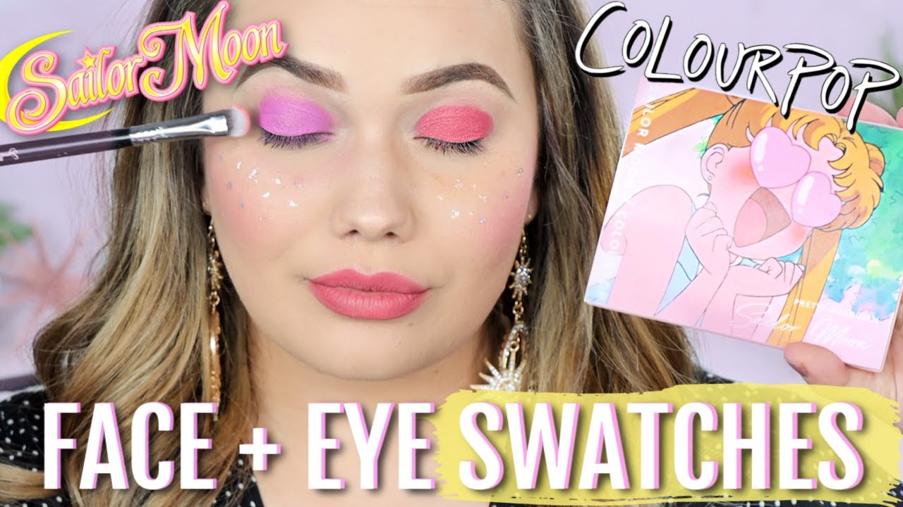 COLOURPOP x SAILOR MOON | EYE SWATCHES | WHOLE COLLECTION!