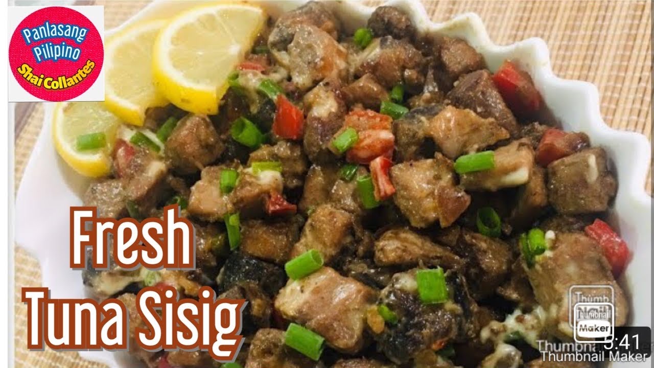 #036 BEST FRESH TUNA SISIG RECIPE | Panlasang Pilipino by Shai Collantes