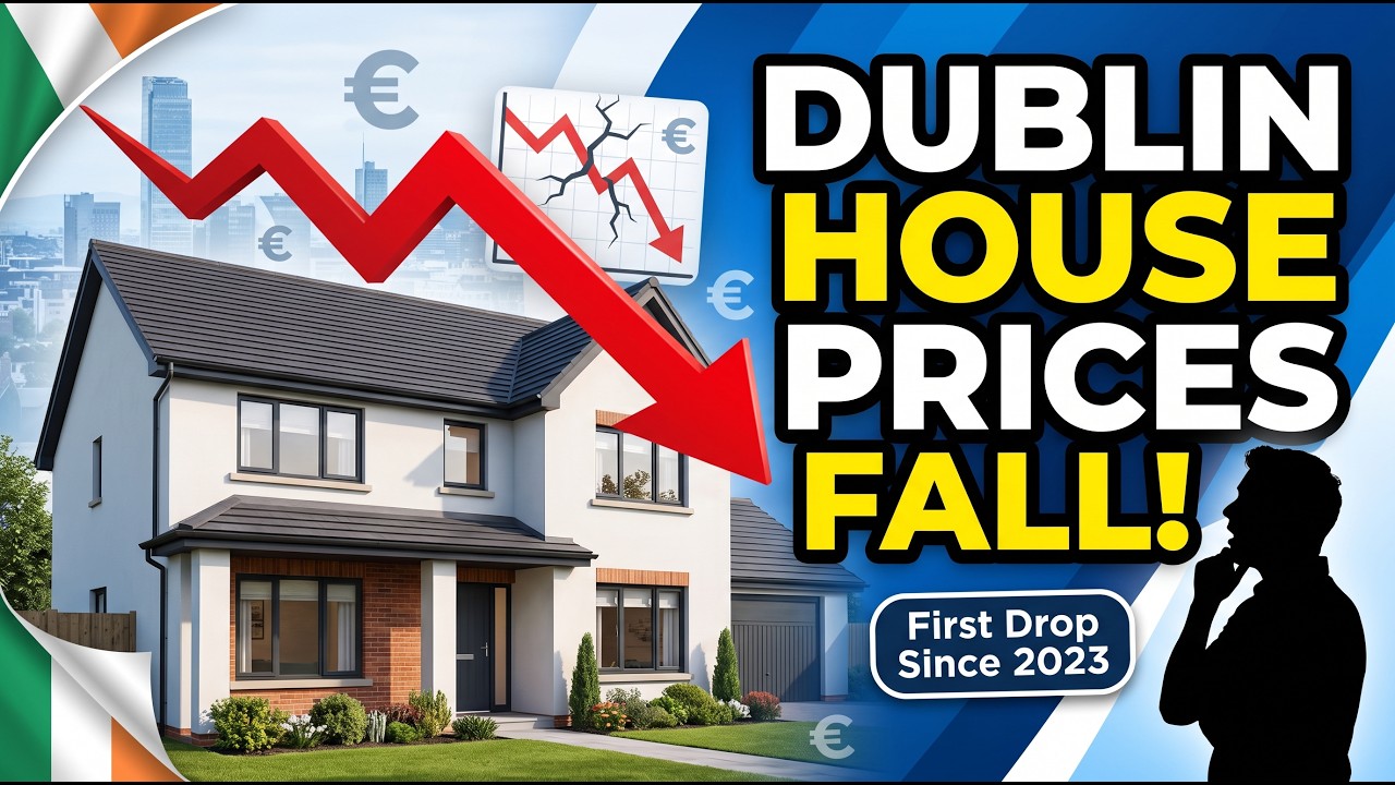 Dublin House Prices Fall for the First Time Since 2023 | Ireland Property Market Update