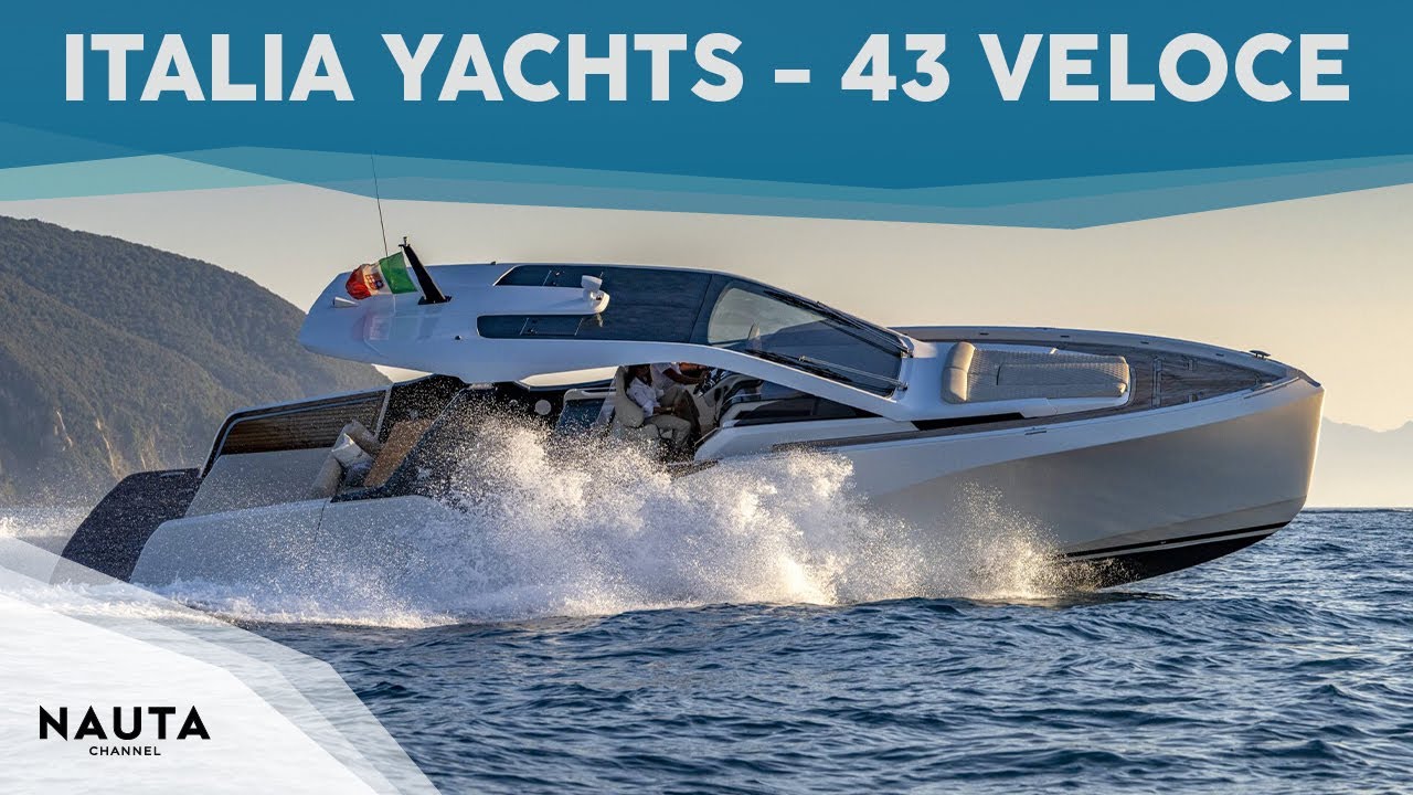 Italia Yachts - 43 Veloce - boat tour esterni e cabine