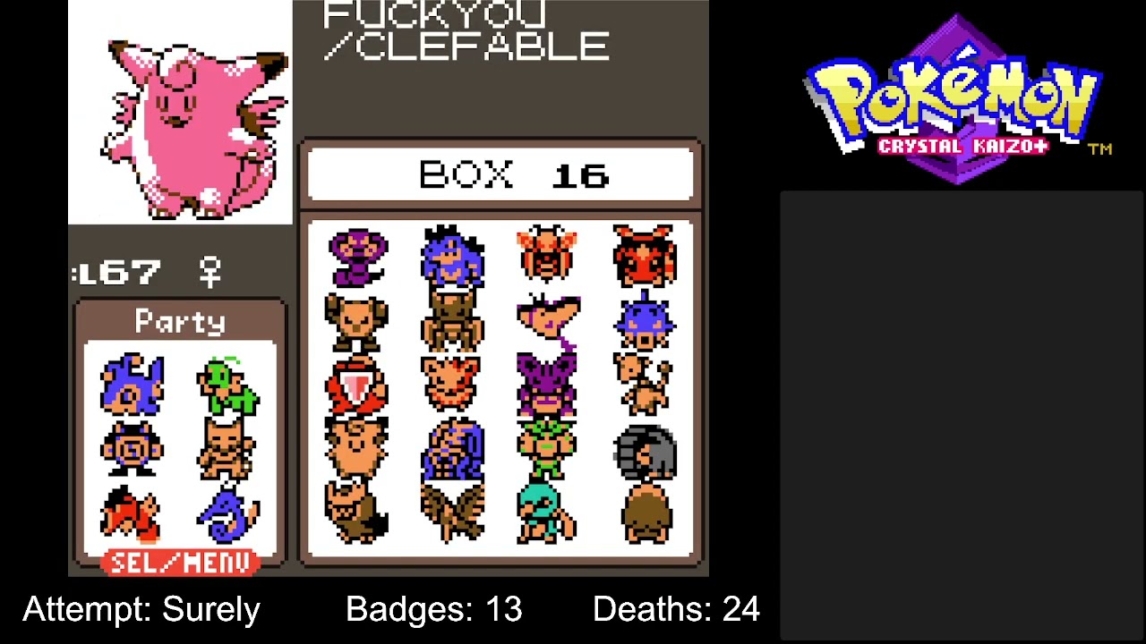 Pokemon Crystal Kaizo+ Nuzlocke Part 21