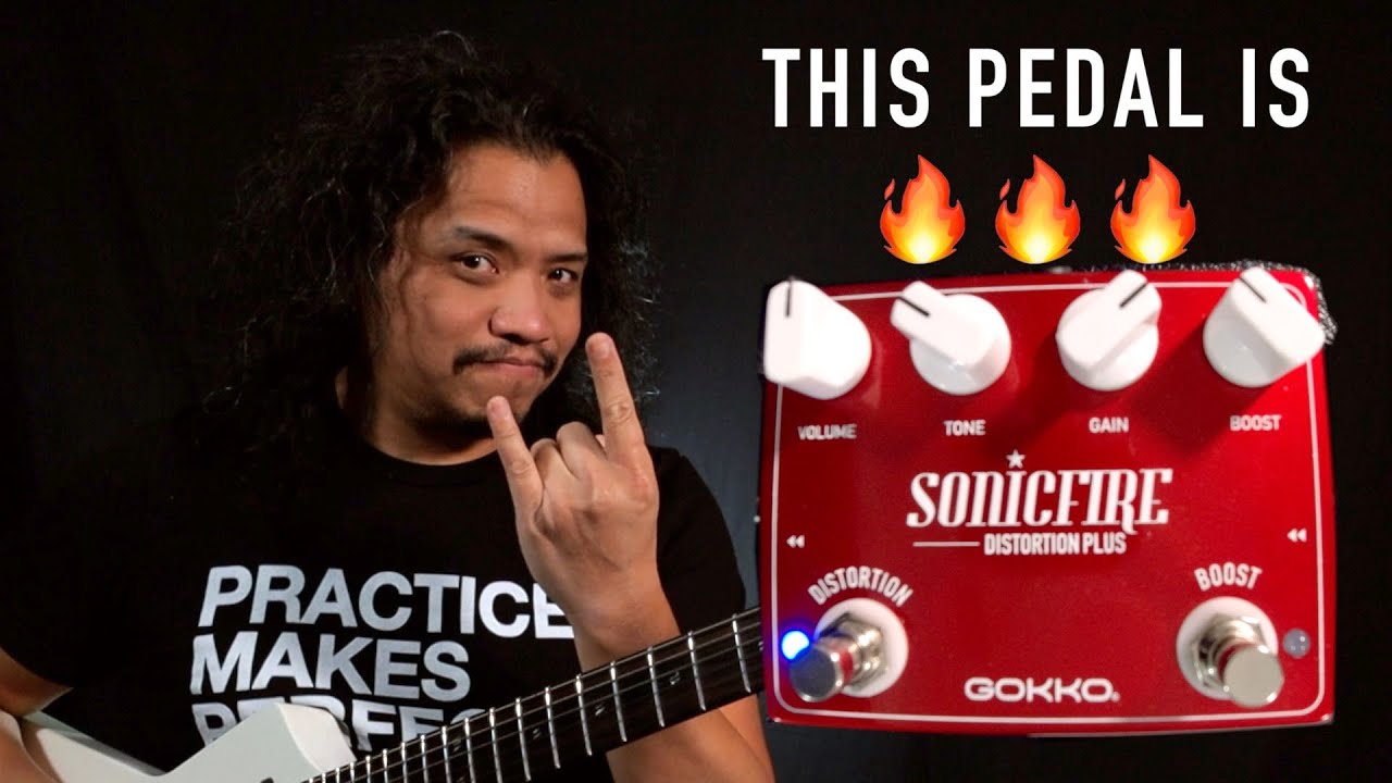 This guitar pedal is 🔥! Gokko Audio SonicFire Distortion Plus Demo