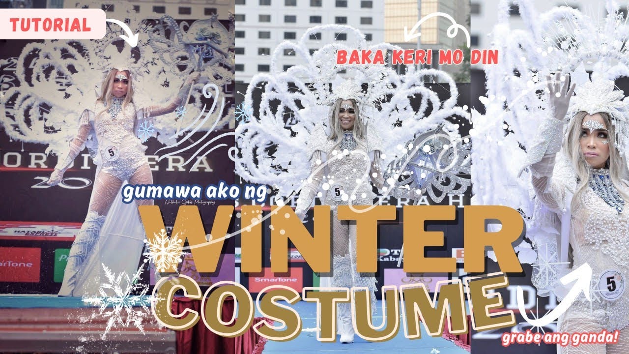 Gumawa ako ng Winter Theme Costume para sa Kliyente ko sa Hongkong