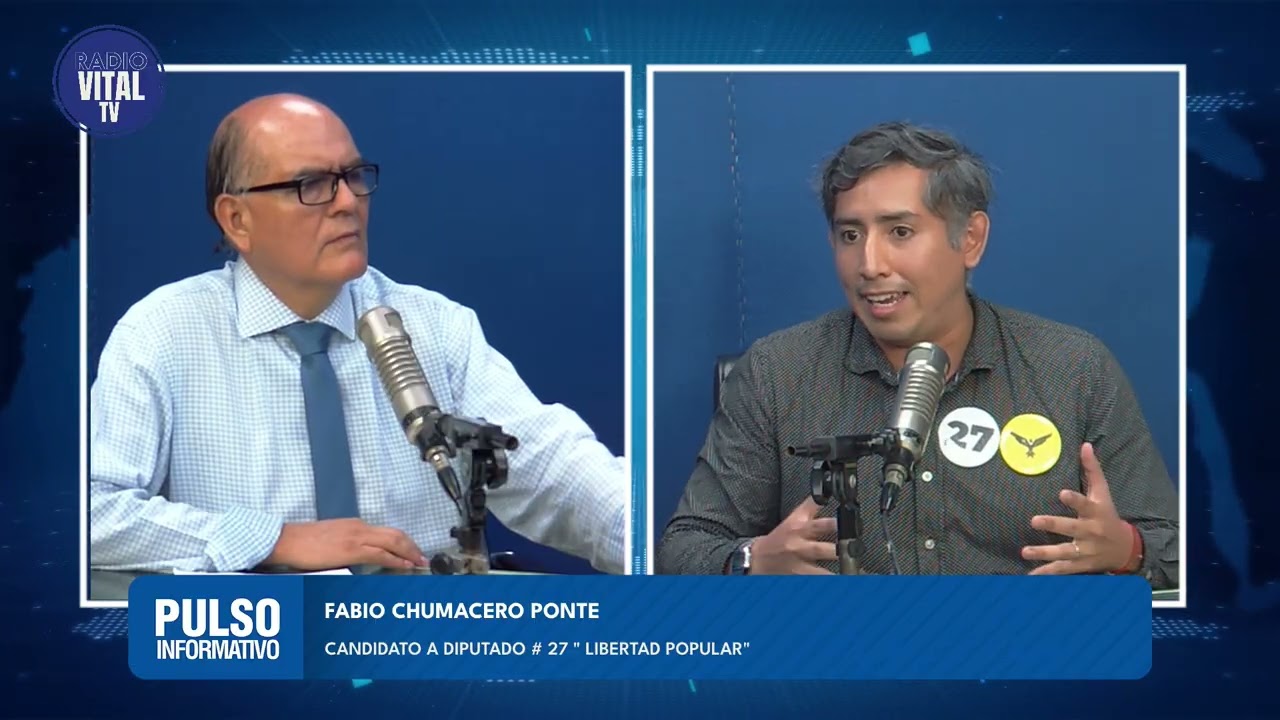 Fabio Chumacero  - Cand. a Diputado  Libertad Popular- Miguel Solano  - Cand. a Dip,  Partido Morado