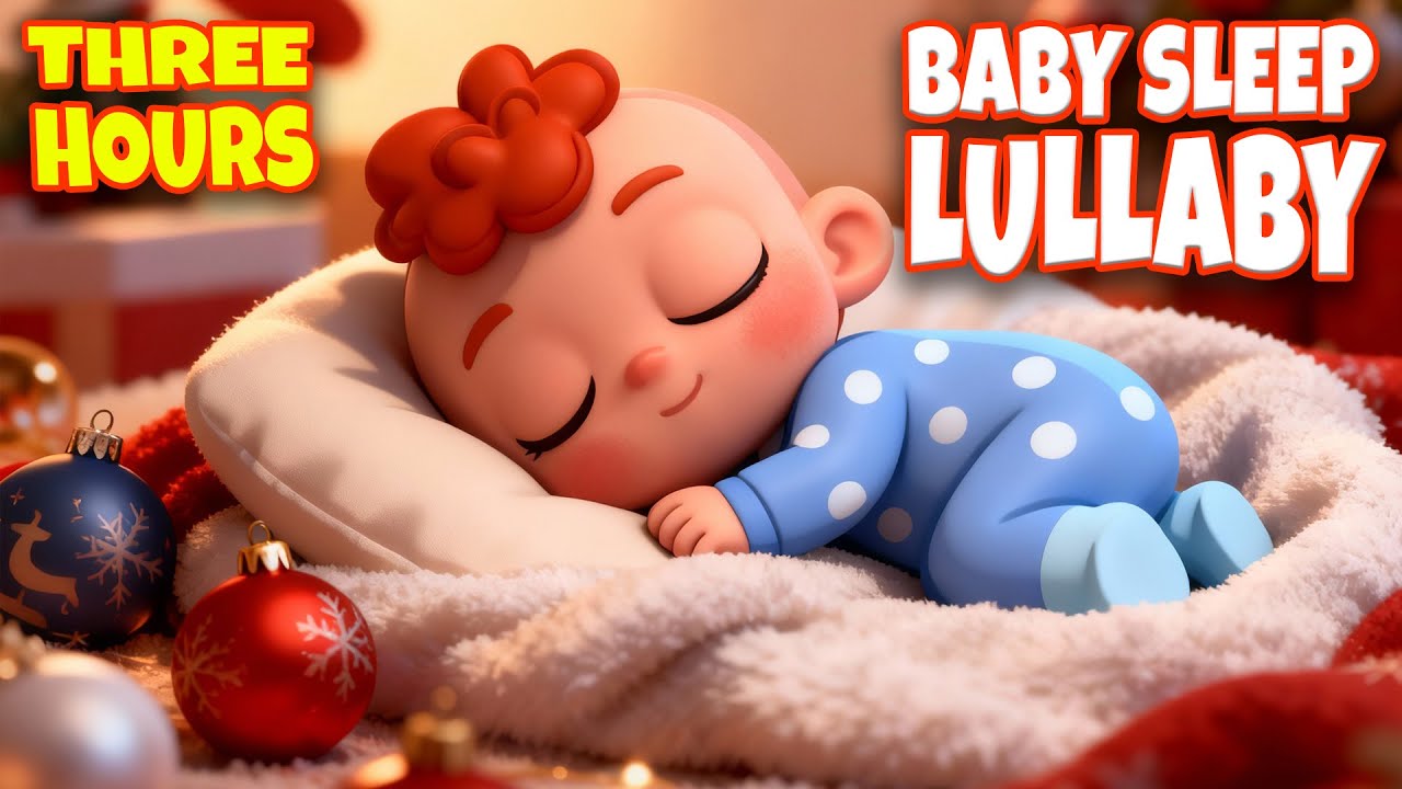 We Wish You a Merry Christmas 🎄✨ 3 Hours Lullaby for Kids | Baby Sleep Music | Comy Zomy