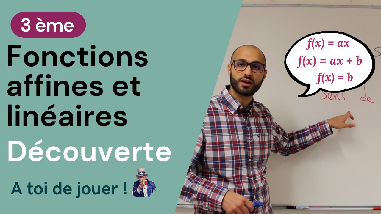 Fonctions affines et linéaires