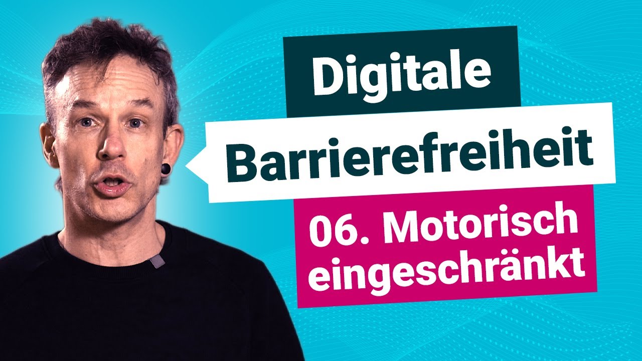 Websites für motorisch eingeschränkte Menschen optimieren – So geht’s!