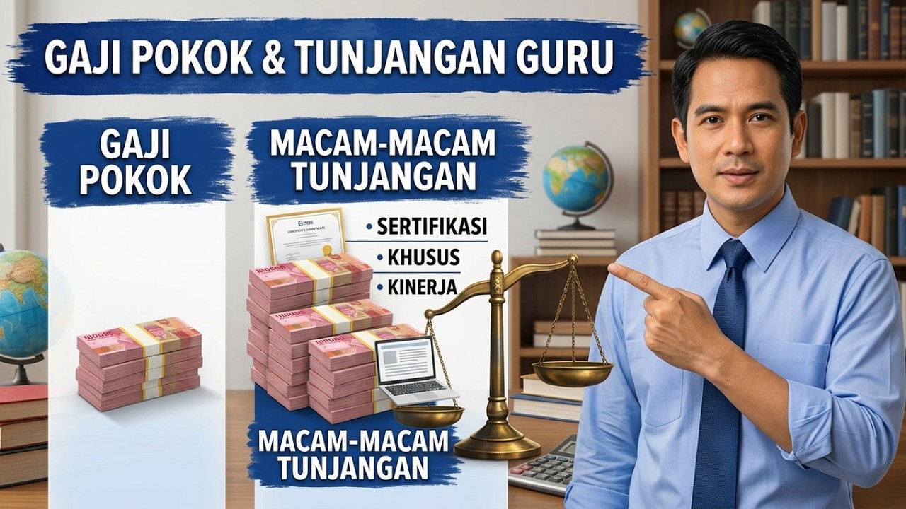 TUNJANGAN GURU BULAN MARET: GAJI POKOK DAN TUNJANGAN GURU BERBEDA | AL KHOLIF