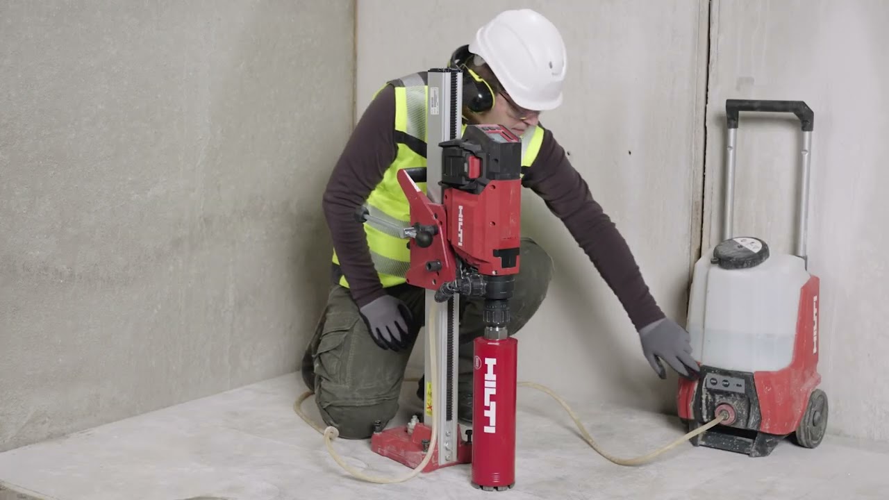 วิธีใช้งาน Hilti DD 160-22 เครื่องเจาะคอนกรีตไร้สายอย่างมือโปร