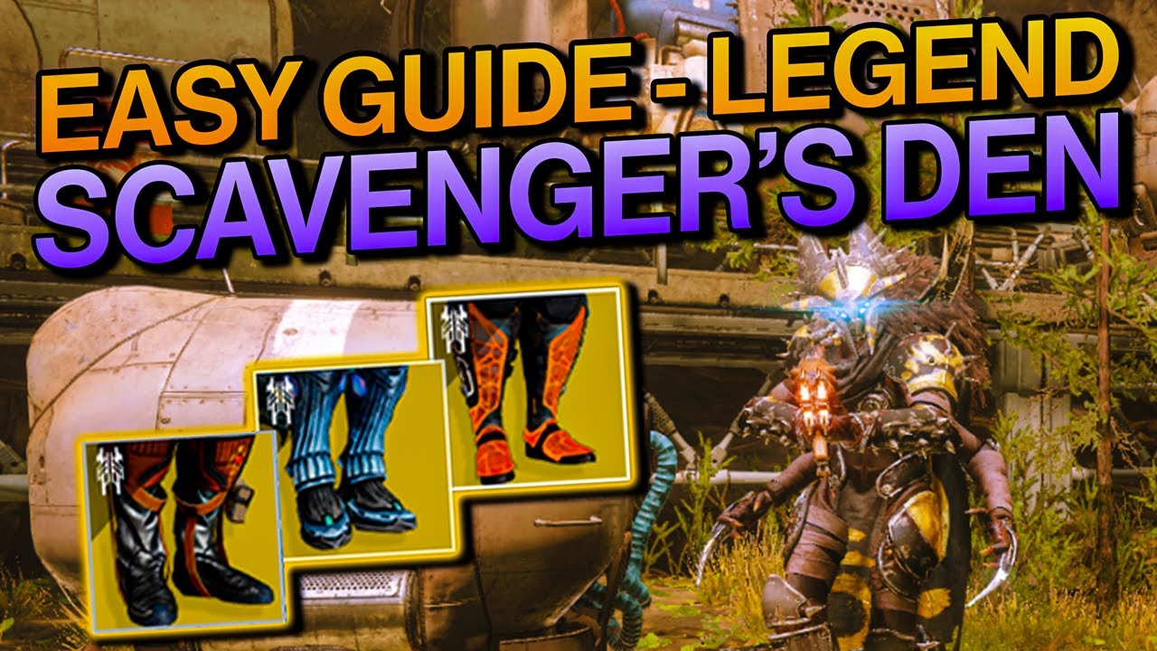 Destiny 2: Platinum SCAVENGER'S DEN Legend Lost Sector Guide - Simple & Easy -Season of the Splicer