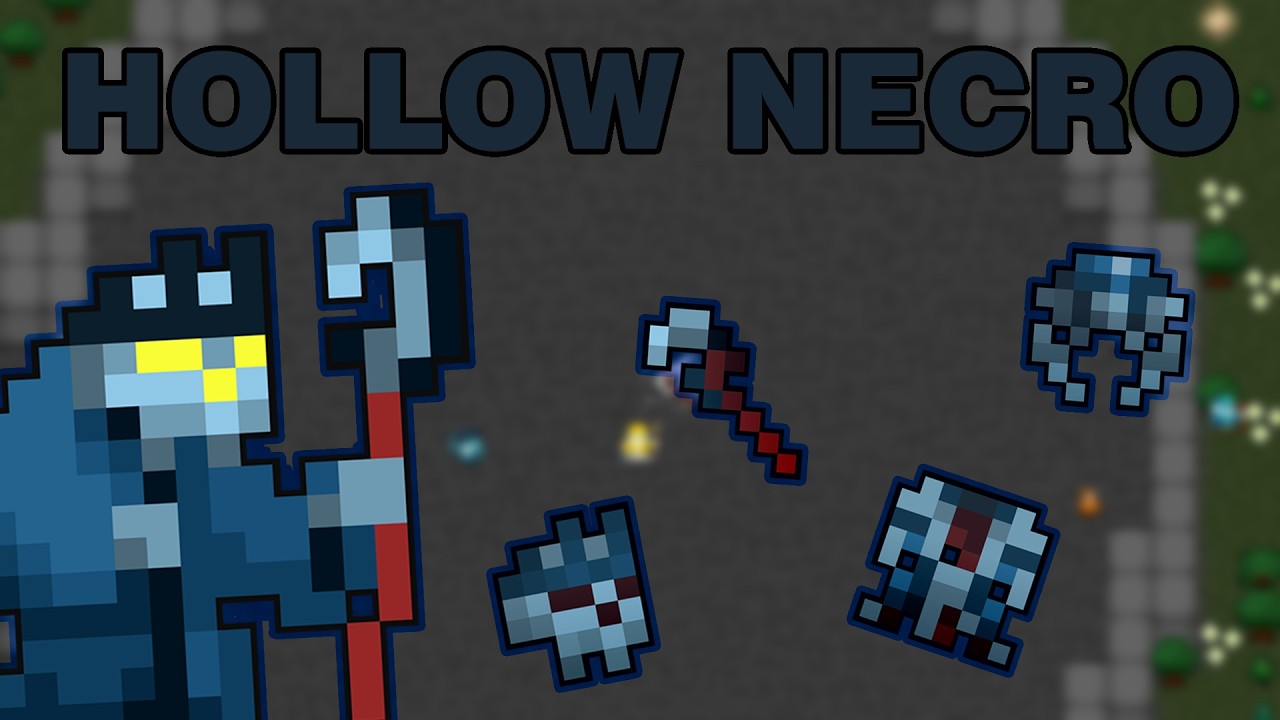 RotMG : Hollow King Necromancer Set Showcase