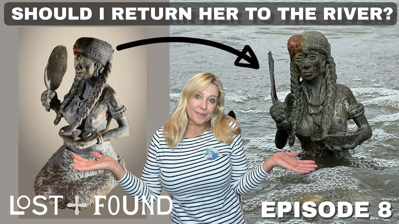 Should I return this Mermaid Deity Figure to the River Thames? Lost & Found w/@ThamesFestivalTrust