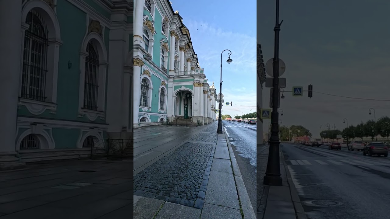 🏛️💘Palace Embankment Walk Tour | Hermitage Museum 
