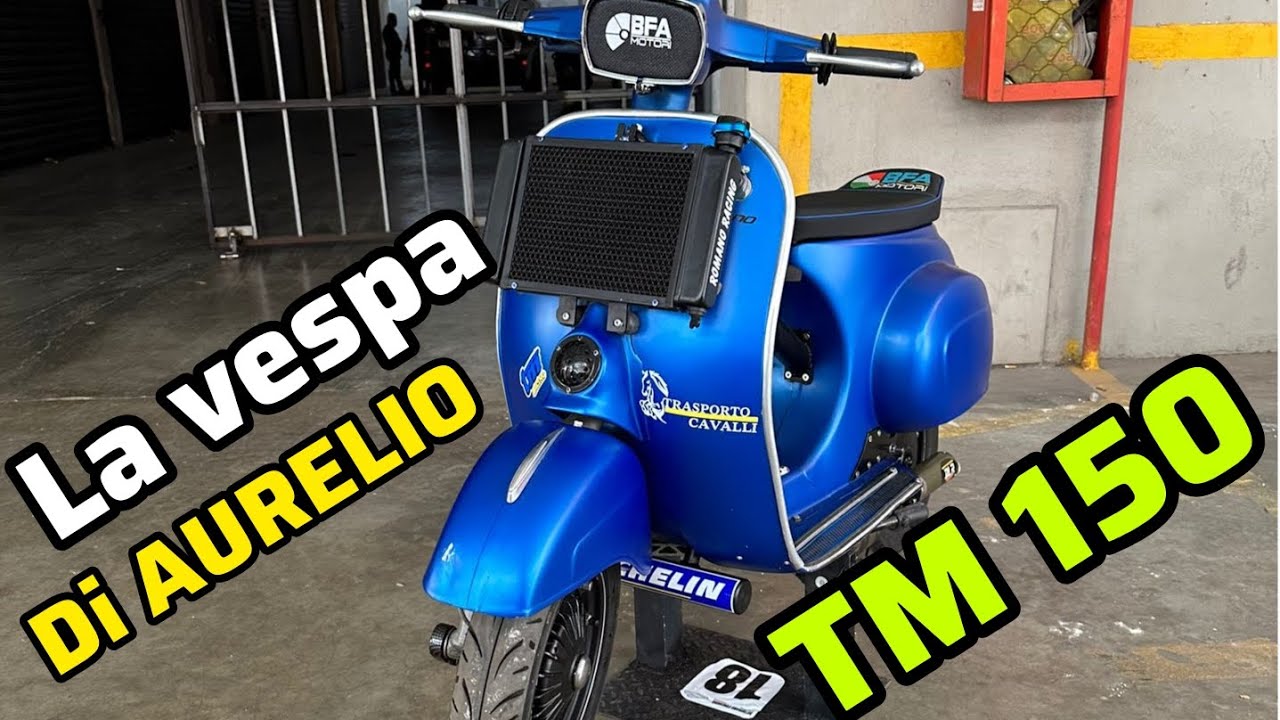 la vespa di Aurelio
