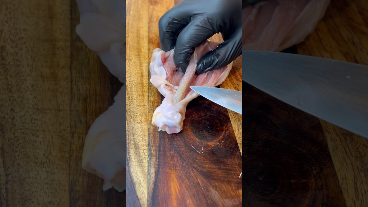 How to Debone Chicken Drumstick #debone #deboning #chickendrumsticks #chicken #shorts #food #foodie