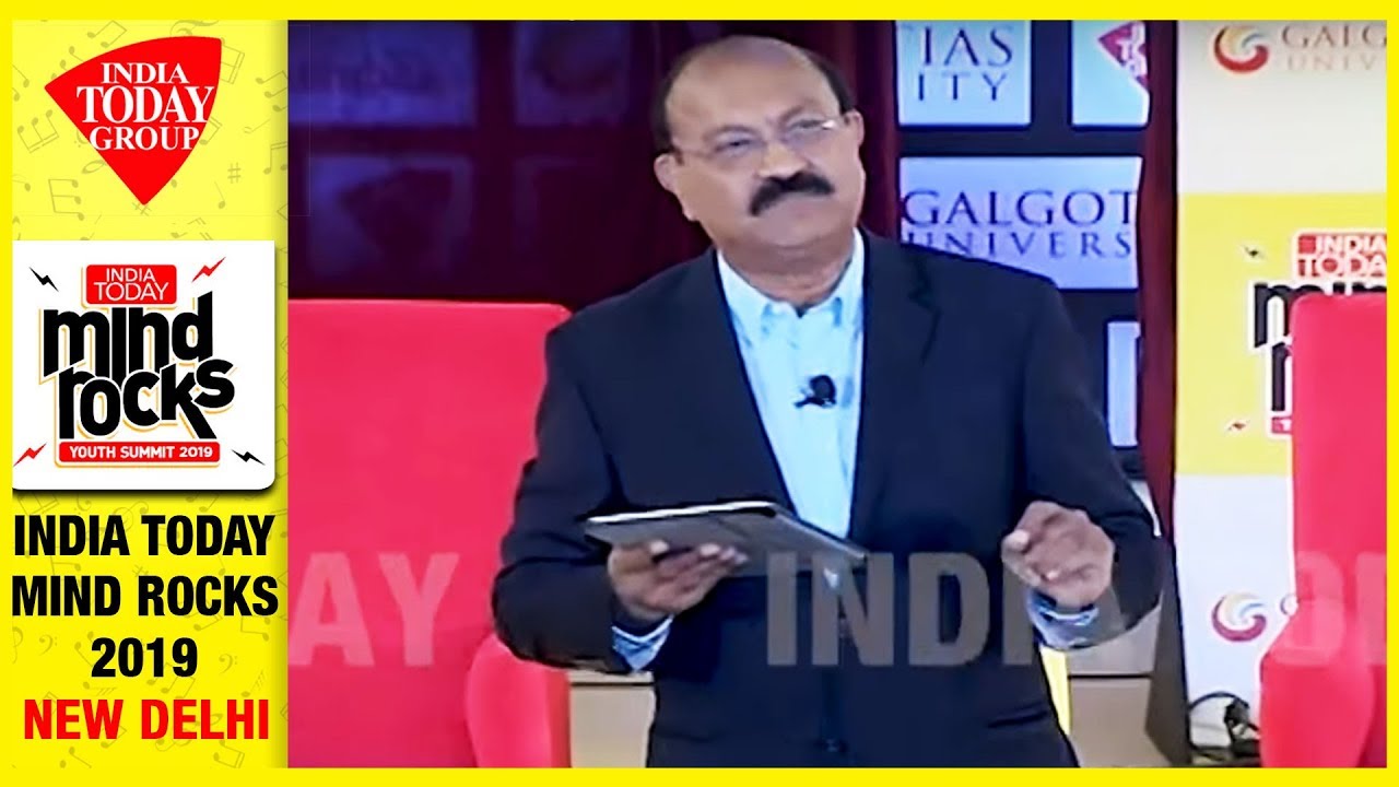 Welcome Address For India Today Mind Rocks 2019 Youth Summit | #MindRocks19