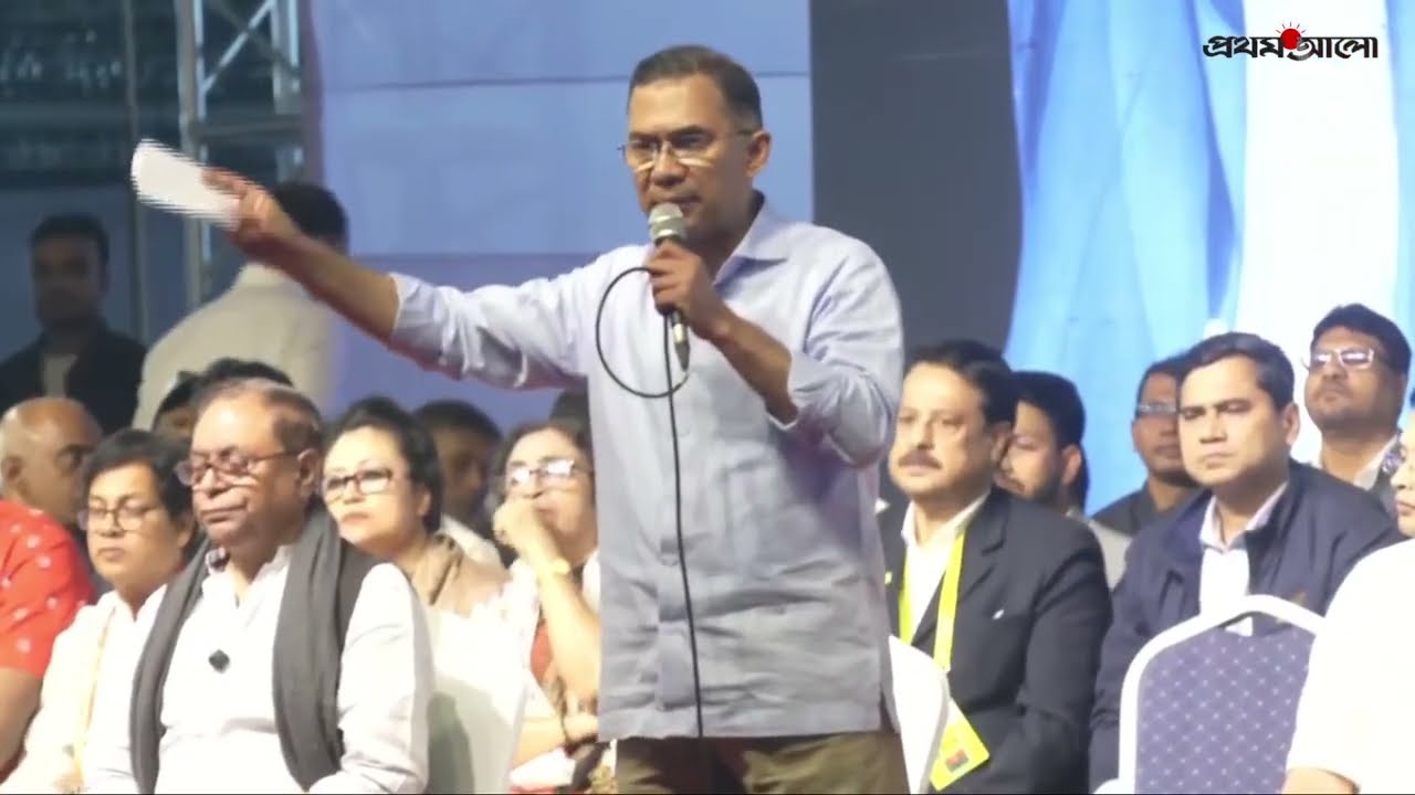 সরাসরি: ঢাকা-১১ আসনের সাঁতারকুল সানভ্যালি মাঠে বক্তব্য দিচ্ছেন তারেক রহমান