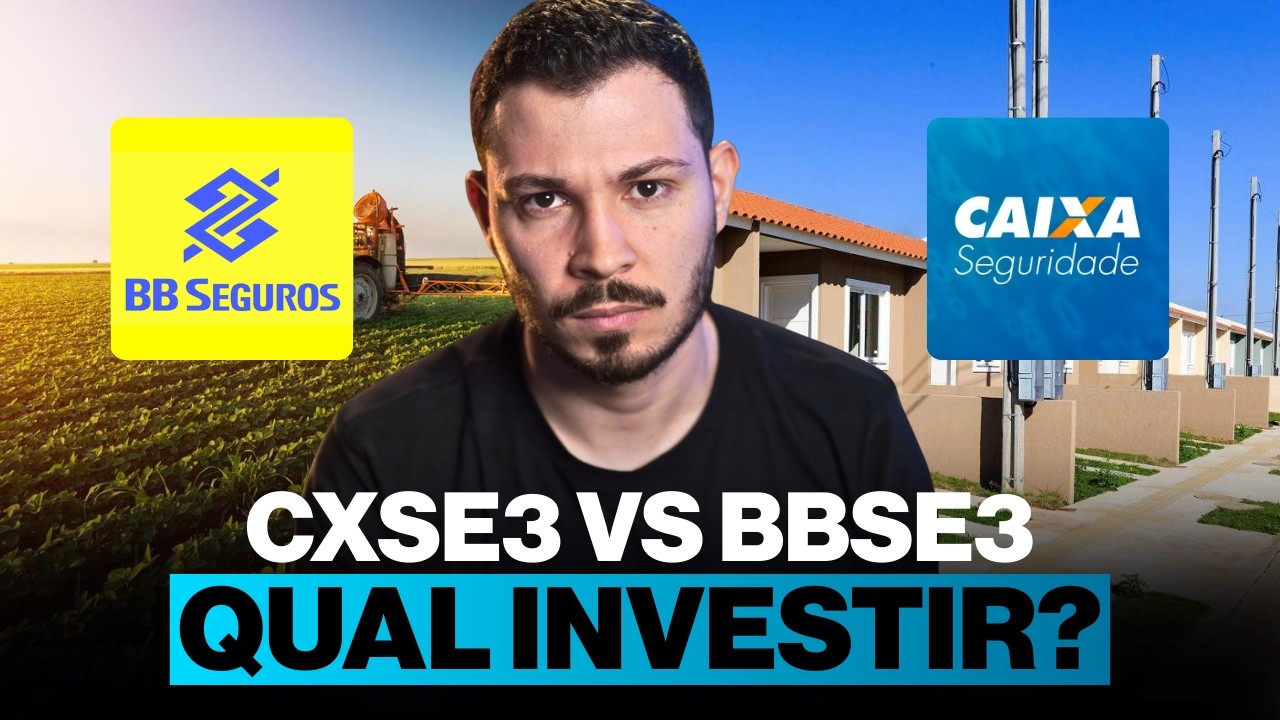 BBSE3 VS CXSE3: QUAL &Eacute; A MELHOR SEGURADORA? QUAL RENDE MAIS? COMPARATIVO COMPLETO