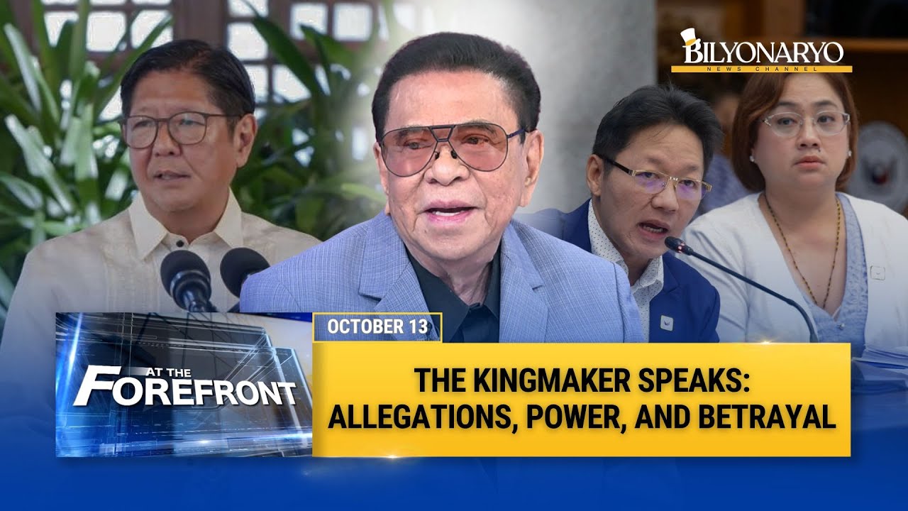 At The Forefront: Chavit Singson: The Kingmaker Strikes Again