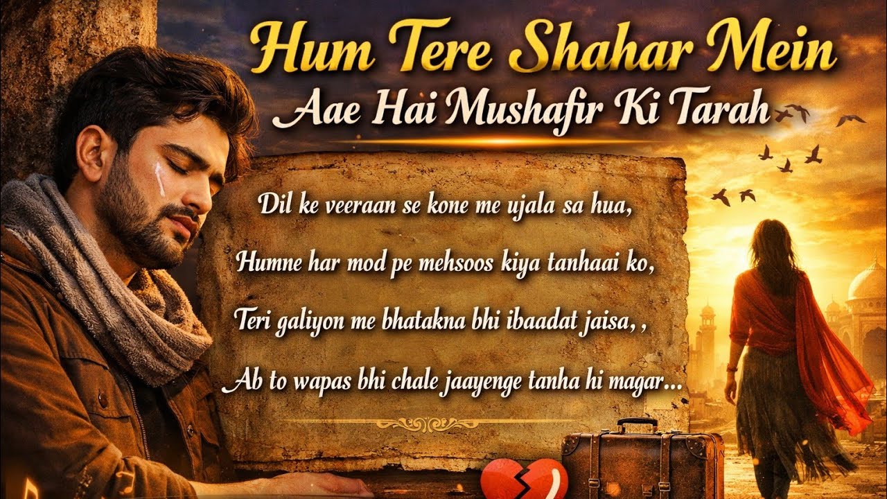 HUM TERE SHEHAR ME AAE HAIN  #trending #ghazal #love