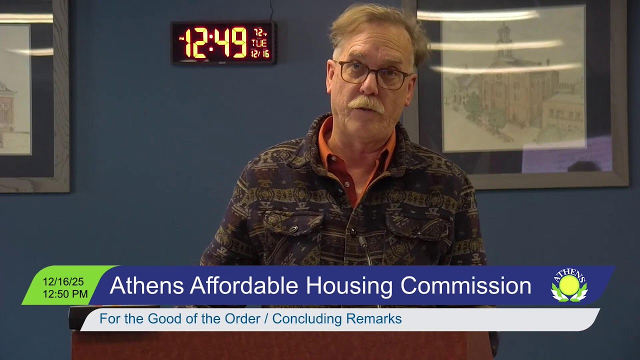 Athens Affordable Housing Commission - December 16, 2025