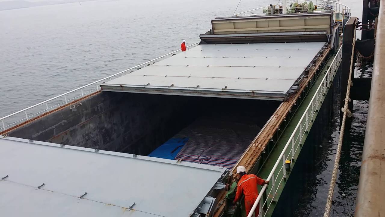 Hatch cover open
