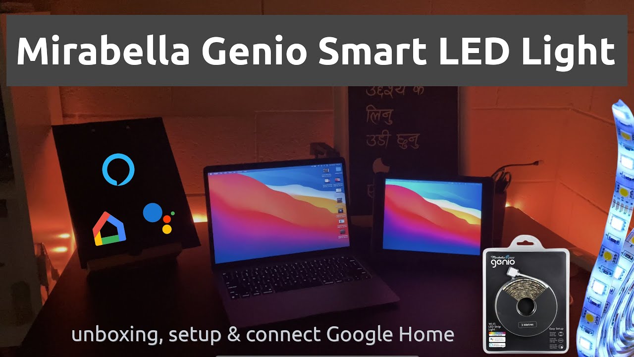 Mirabella Genio Wi-Fi LED Strip Light Setup & Connect to Google Home