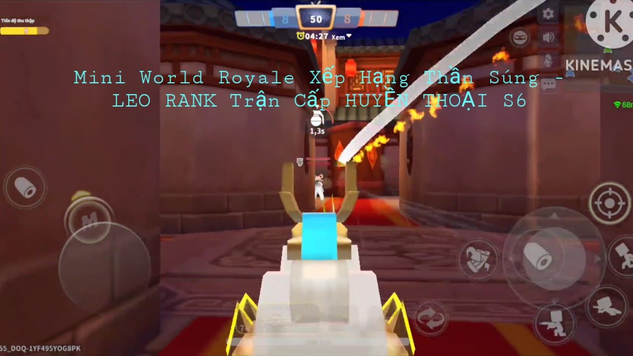 Mini World Royale Xếp Hạng Thần Súng - LEO RANK Trận Thăng Cấp HUYỀN THOẠI S6