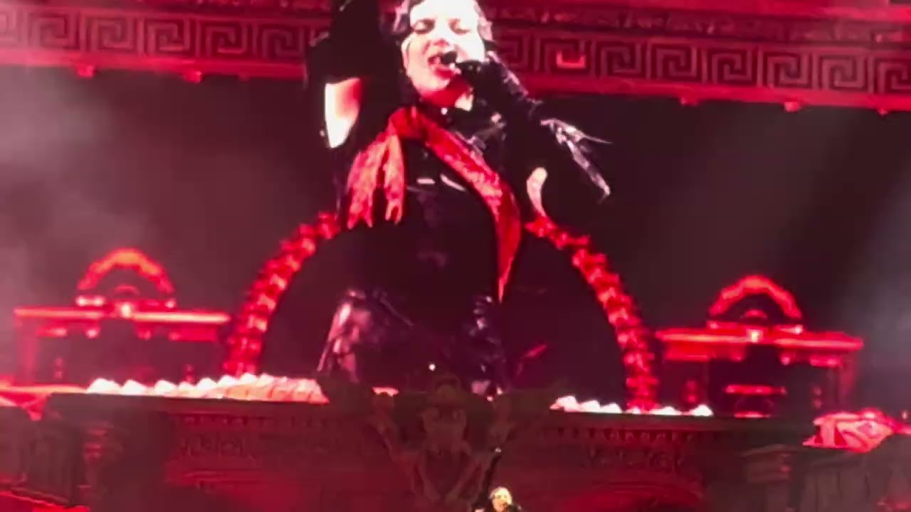 @LadyGaga performing “Bloody Mary”, “Abracadabra”, “Judas”, “Aura”, & “Scheiße” at State Farm Arena 