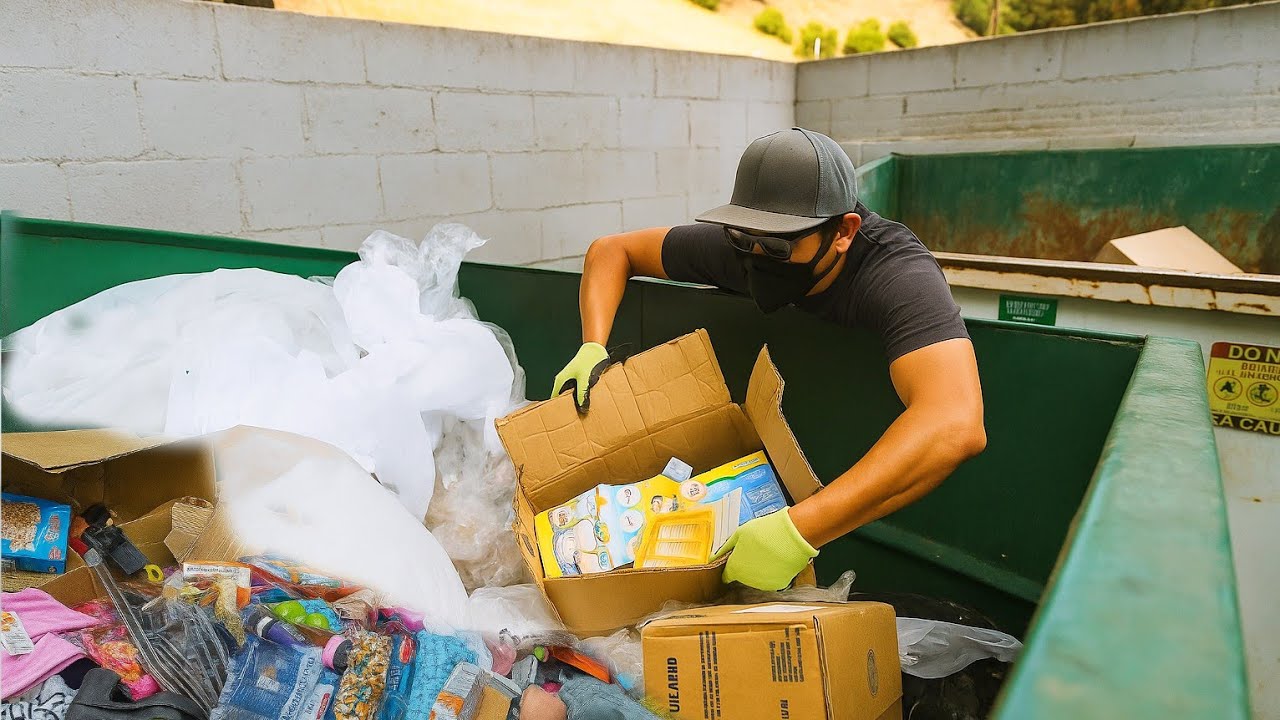 No podía CREER 😱 lo que TIRARON en estos CONTENEDORES #dumpsterdiving #funny #foryou  #fypシ゚viral 