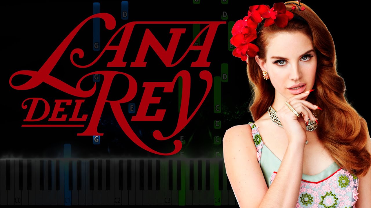 Lana Del Rey - Did You Know That There Is A Tunnel Under Ocean Blvd Piano Tutorial