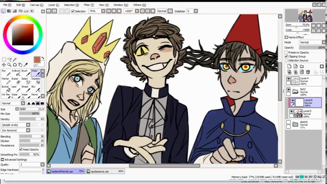 Bad End Friends Speedpaint
