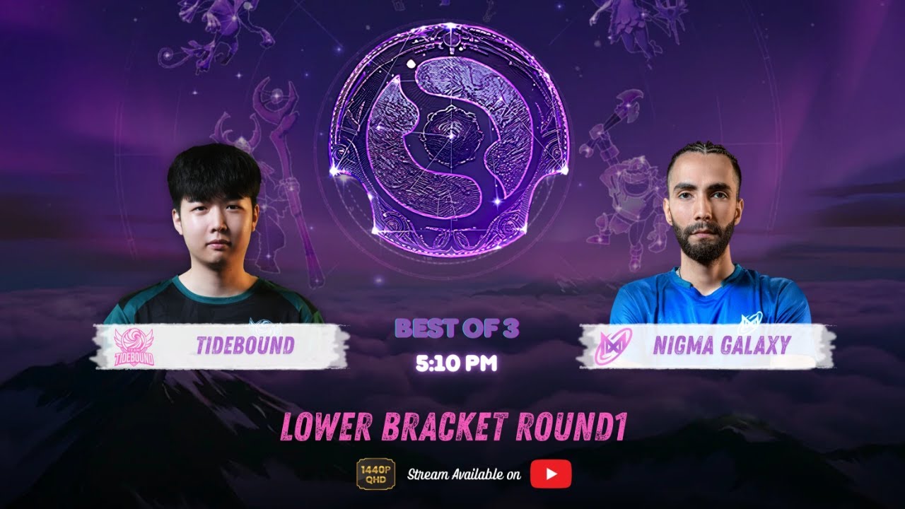Nigma Galaxy vs Tidebound Bo3 | (Elimination Series) | The International 2025:Lower Bracket R1