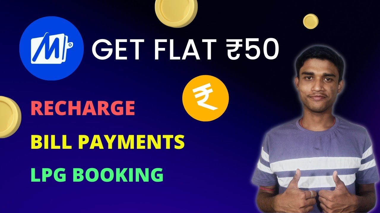 Mobikwik Flat ₹50 Cashback Trick For Recharge Bill Payment LPG Booking & More || Instant Cashback