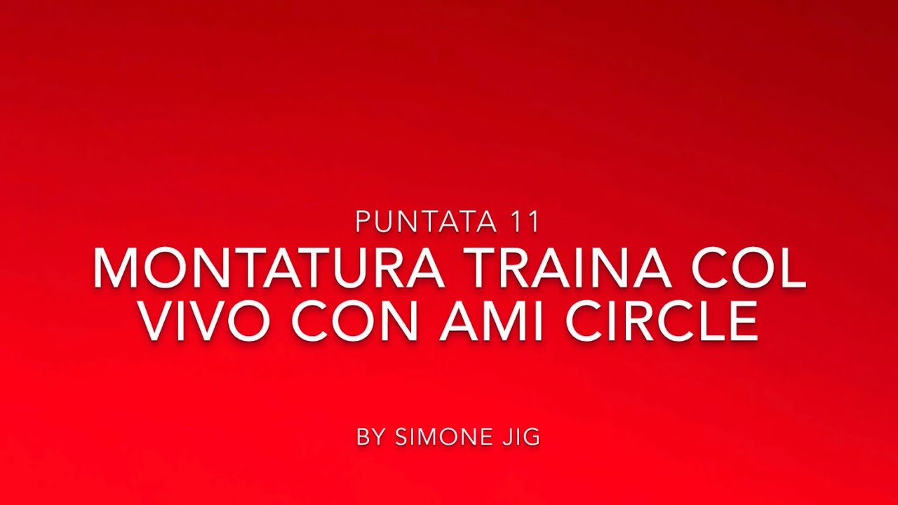 P-11 Montatura traina col vivo con ami circle