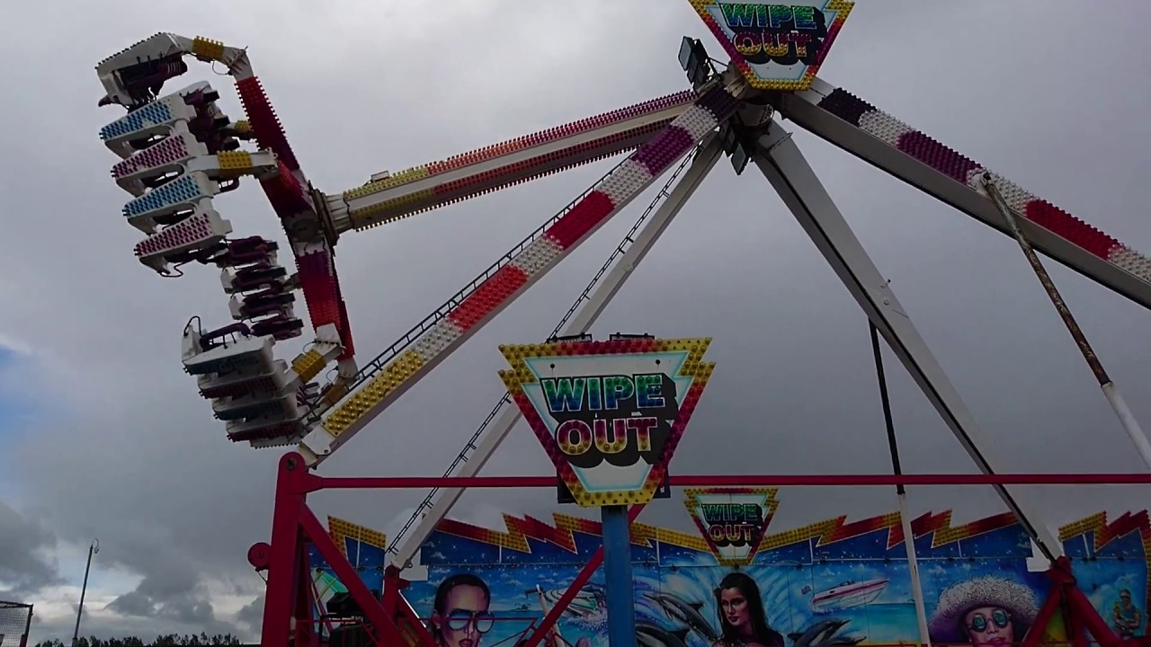 Wipeout Ride At Brean Theme Park, Brean, Somerset