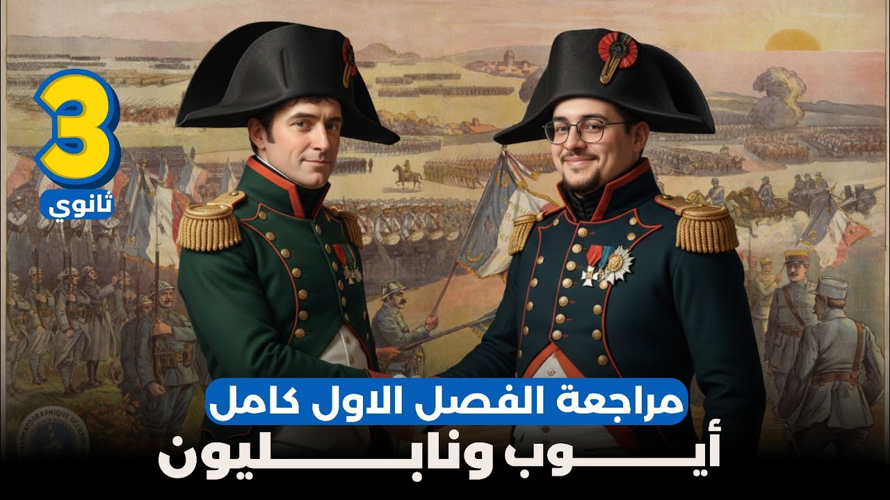 مراجعة الفصل الاول كامل |الحملة الفرنسية على مصر والشام | تاريخ تالتة ثانوى ـ مستر عبد الرحمن أيوب 