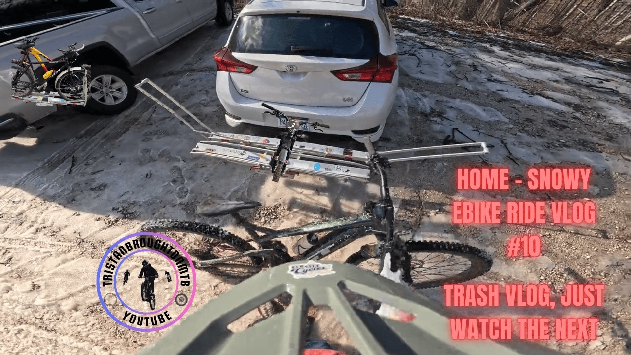 Snow ride/trail clean up - dumb vlog #11