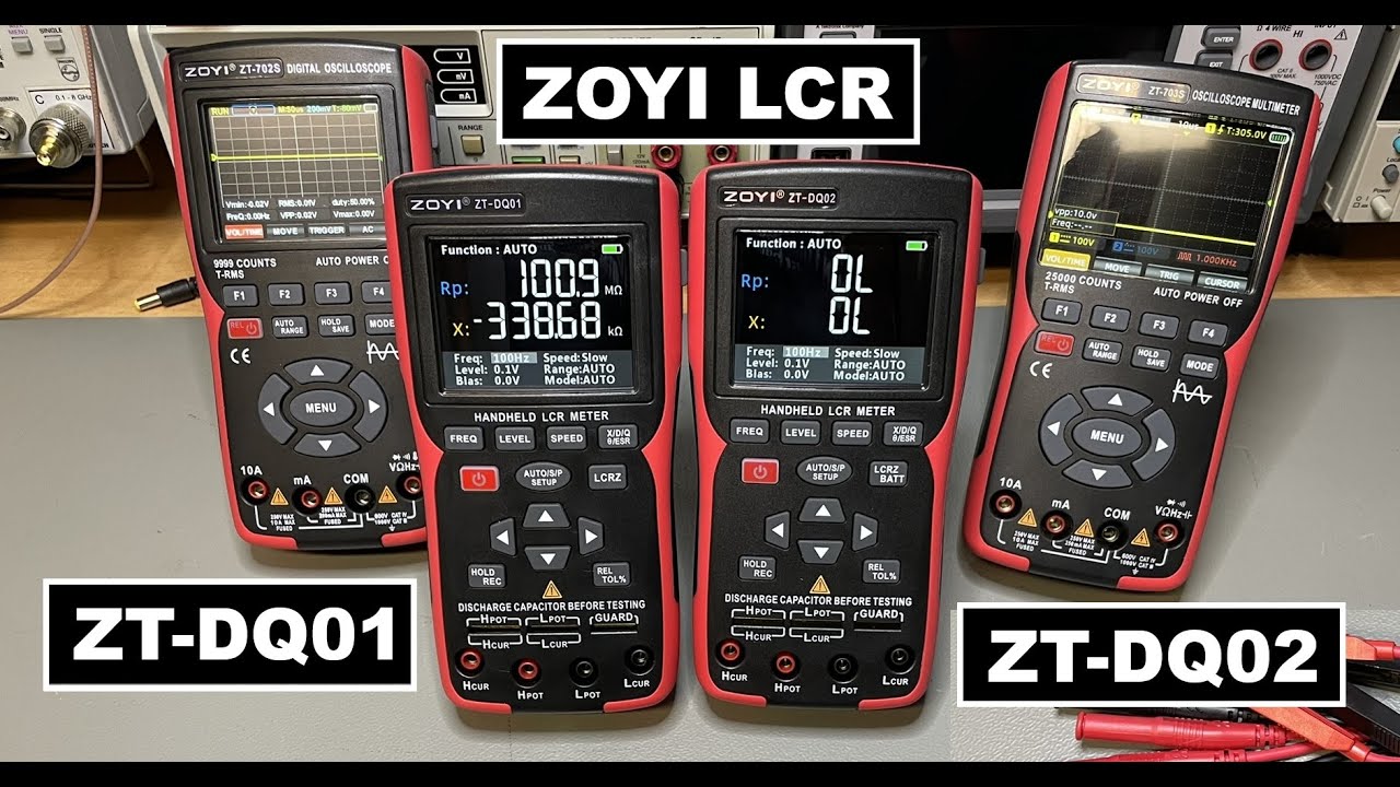 TA-0449: Zoyi ZT-DQ01 LCR Meter / ZT-DQ02 with Battery Tester