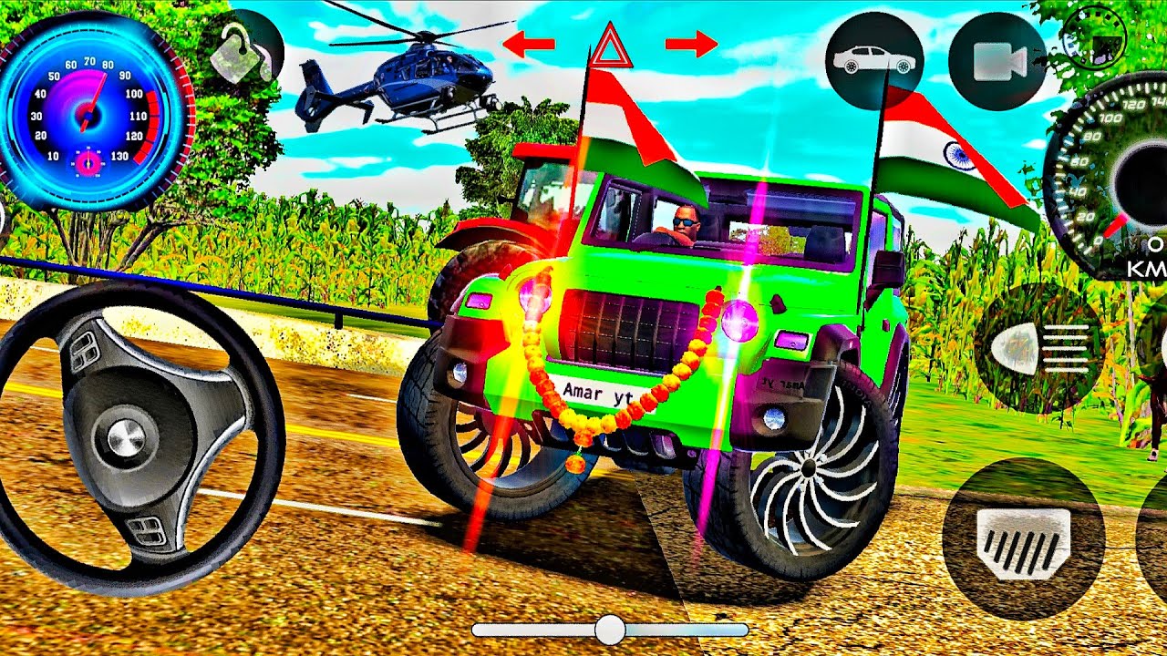 Dollar (Song) Modified Mahindra Black Thar👿 || Indian Cars Simulator 3D || Android Gameplay Part 7