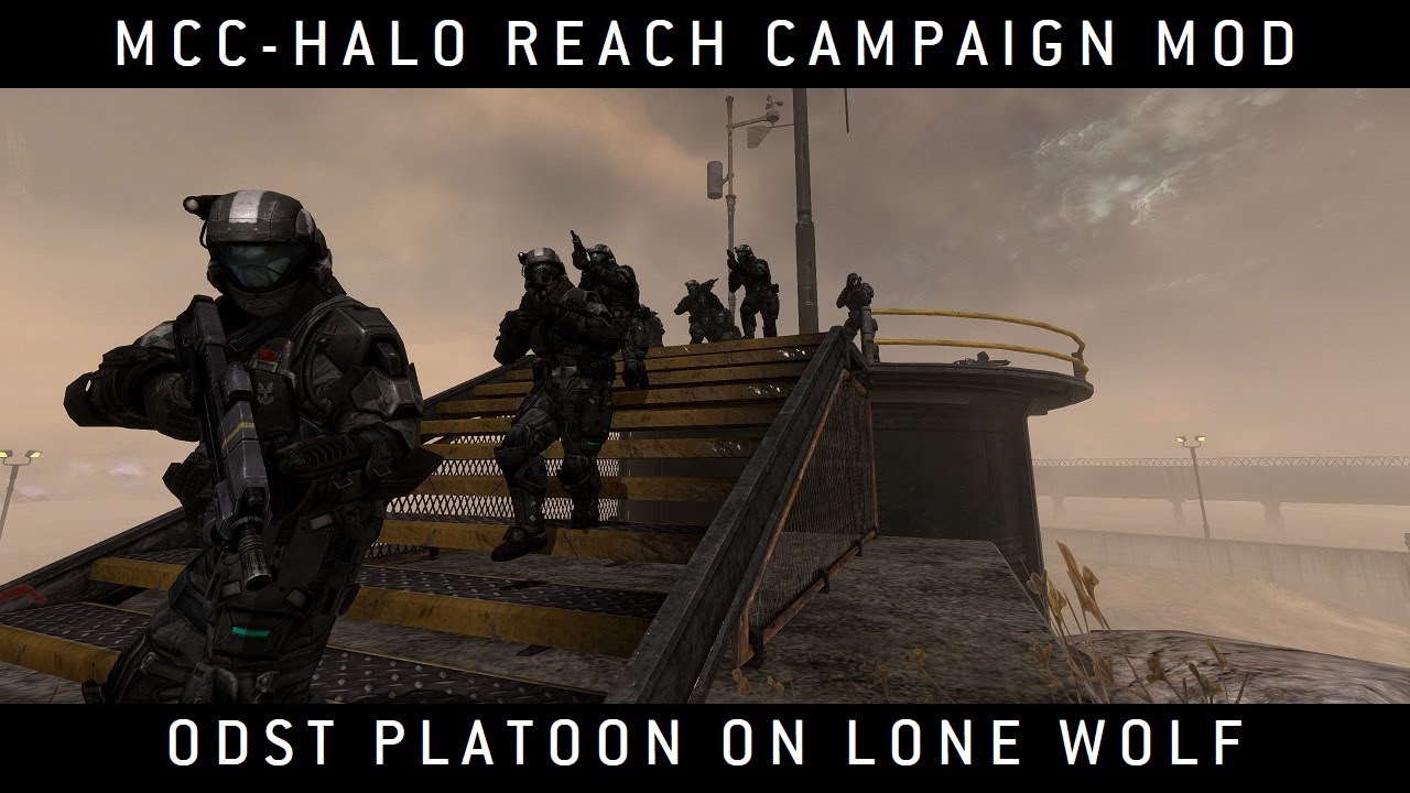Halo MCC: Halo Reach Campaign Mod - ODST Platoon on Lone Wolf